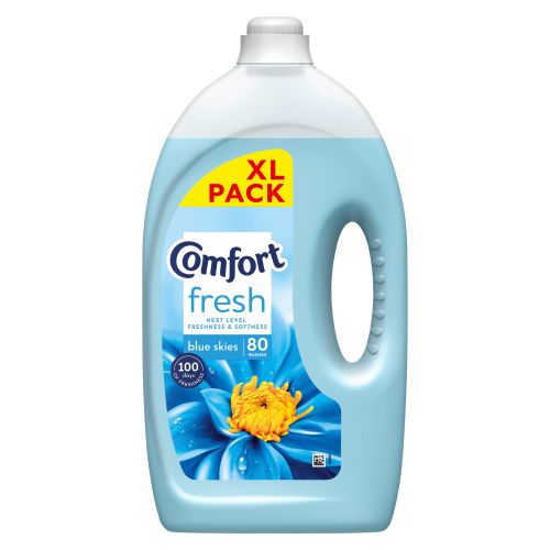 COMFORT FRESH FABRIC CONDITIONER BLUE SKIES 80 WASHES 2.4L