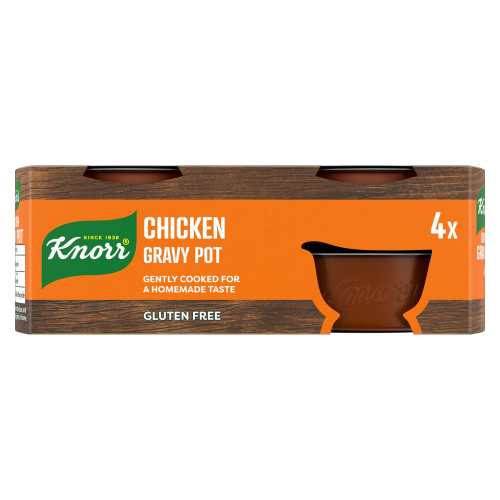 KNORR CHICKEN GRAVY POT 4S 112G