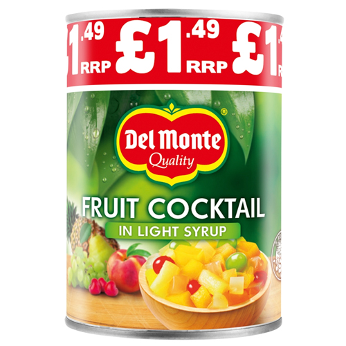 DEL MONTE FRUIT COCKTAIL IN SYRUP PMP £1.49 420G
