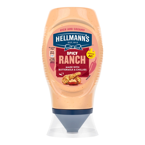 HELLMANN'S SAUCE SPICY RANCH 245G