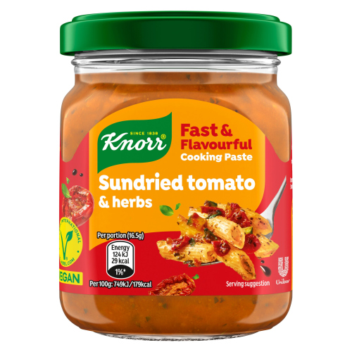 KNORR SUNDRIED TOMATO & HERBS COOKING PASTE 165G