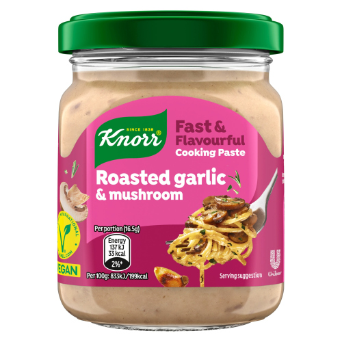 KNORR ROASTED GARLIC & MUSHROOM COOKING PASTE 165G
