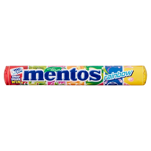 MENTOS RAINBOW CHEWY DRAGEES 37.5G