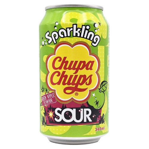 CHUPA CHUPS SOUR GREEN APPLE 345ML