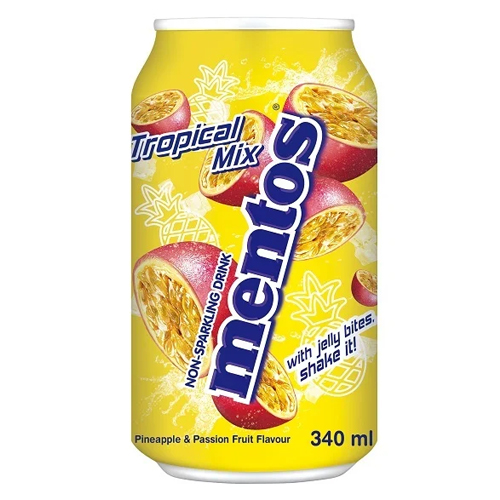 MENTOS DRINK TROPICAL MIX CAN 340ML