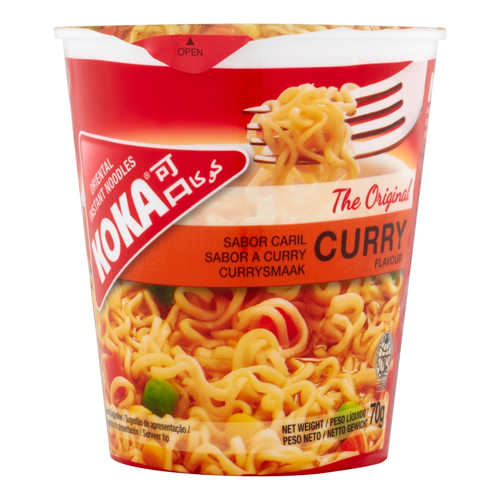 KOKA NOODLE CUP CURRY 70G
