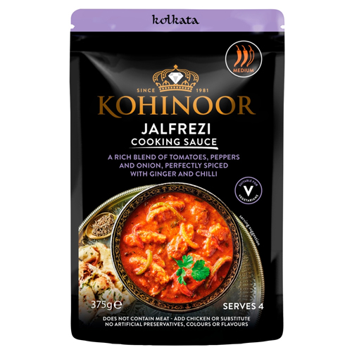 KOHINOOR CALCUTTA JALFREZI SAUCE WIGIG 375G