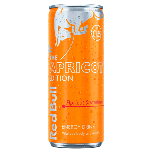 RED BULL ENERGY APRICOT EDITION PMP £1.65 250ML