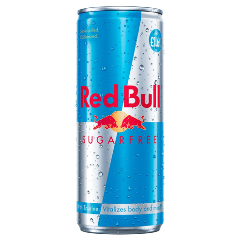 RED BULL ENERGY SUGAR FREE PMP £1.60 250ML