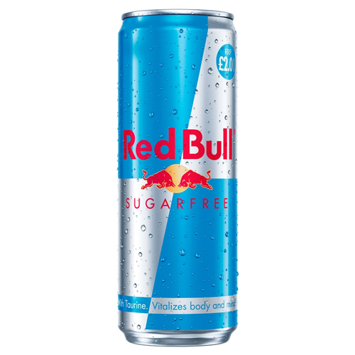 RED BULL ENERGY SUGAR FREE PMP £2.00 355ML