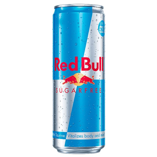 RED BULL ENERGY SUGAR FREE PMP £2.50 473ML