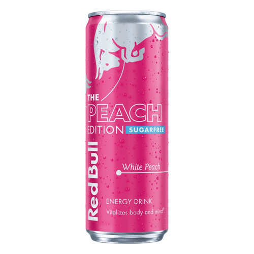 RED BULL ENERGY SUGAR FREE SUMMER EDITION WHITE PEACH 355ML