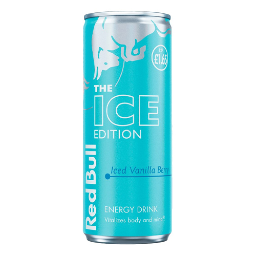 REDBULL ICED VANILLA BERRY PMP £1.65 250ML