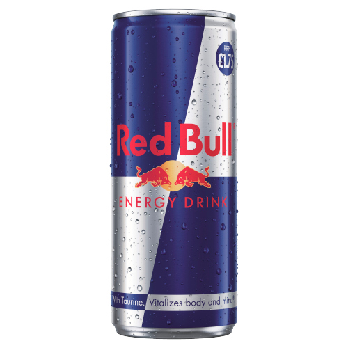 RED BULL ENERGY CAN PMP £1.75 250ML