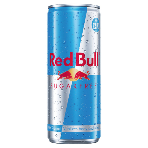 RED BULL ENERGY SUGARFREE CAN PMP £1.70 250ML