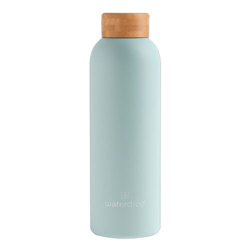 WATERDROP STEEL BOTTLE PASTEL TURQUOISE MATT 600ML