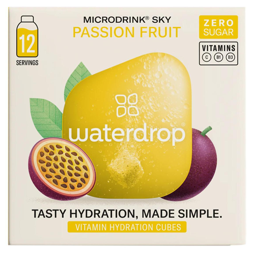 WATERDROP MICRODRINK SKY PASSION FRUIT VITAMIN HYDRATION CUBES 24.0G