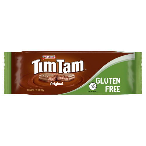 TIM TAM GLUTEN FREE ORIGINAL BISCUITS 150G