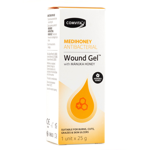 COMVITA MEDIHONEY ANTIBACTERIAL WOUND GEL WITH MANUKA HONEY 25G