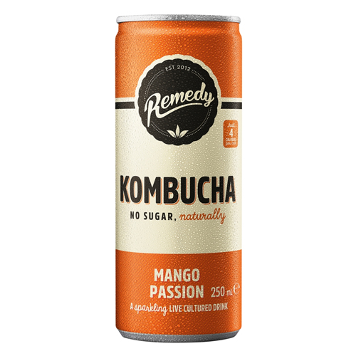 REMEDY KOMBUCHA MANGO PASSION 250ML