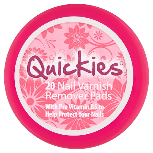 QUICKIES NAIL VANISH REMOVER CON 20'S