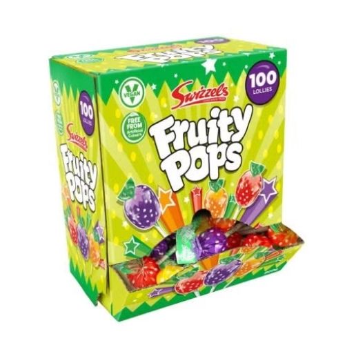 SWIZZELS FRUITY POPS 6X100'S