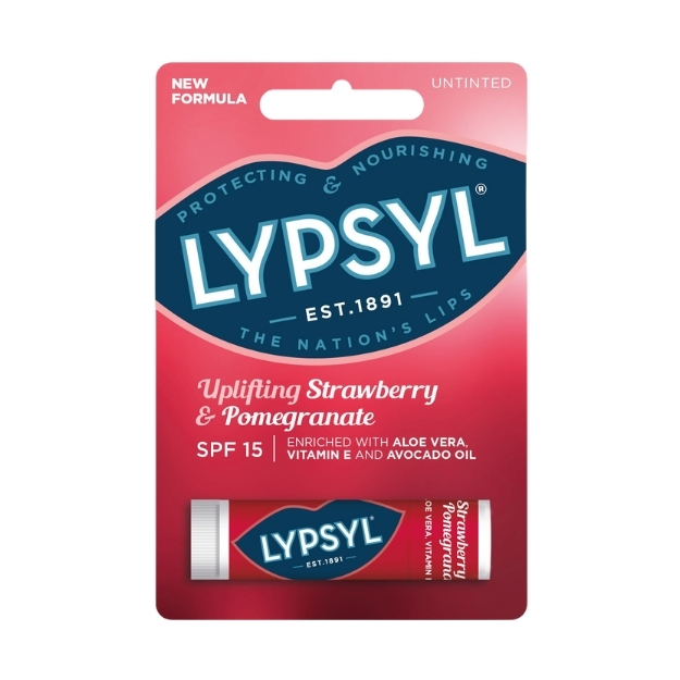 LYPSYL STRAWBERRY & POMEGRANATE CARDED 9 STICK