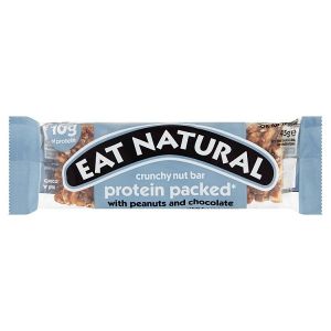 EAT NATURAL PROTEIN PACKED CRUNCHY NUT BAR WITH PEANUTS AND CHOCOLATE 45G