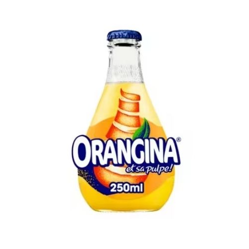 ORANGINA SPARKLING ORANGE JUICE GLASS 250ML