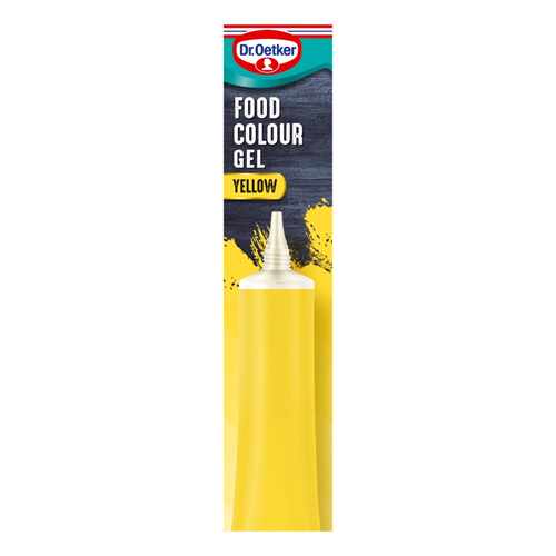 DR.OETKER YELLOW EXTRA STRONG FOOD COLOUR GEL 15G