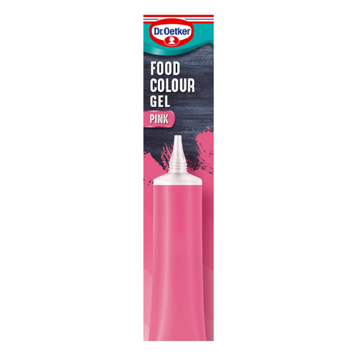 DR.OETKER PINK EXTRA STRONG FOOD COLOUR GEL 15G