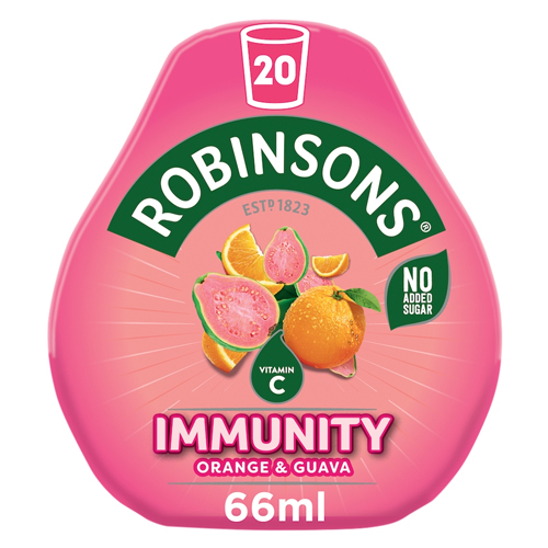 ROBINSONS IMMUNITY ORANGE & GUAVA ON-THE-GO 66ML