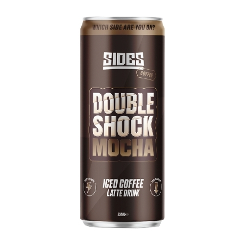 SIDES DOUBLE SHOCK MOCHA LATTE DRINK 330ML
