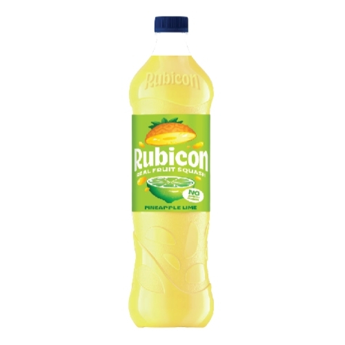 RUBICON REAL FRUIT SQUASH PINEAPPLE LIME NAS 500ML